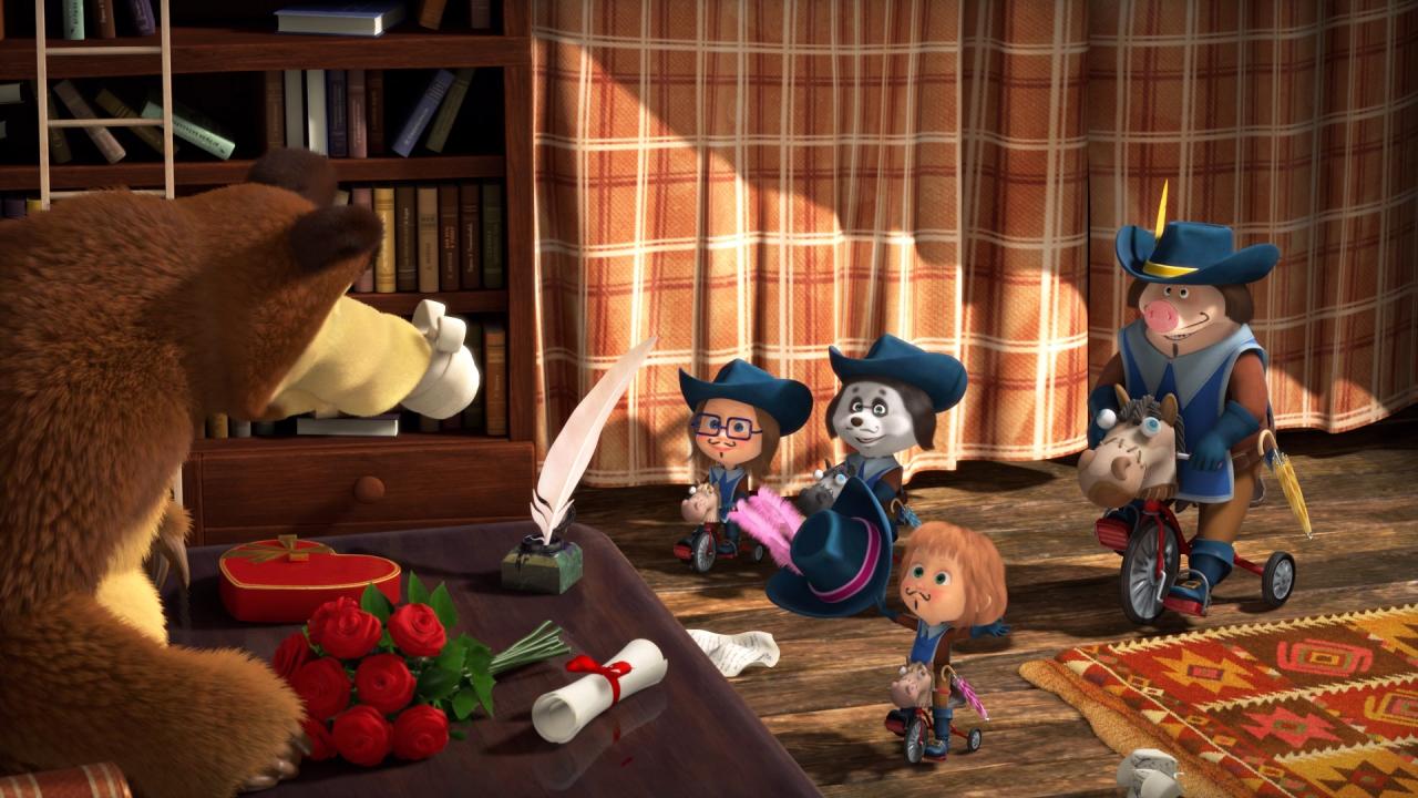 Masha and the Bear
									(neoficiální název)